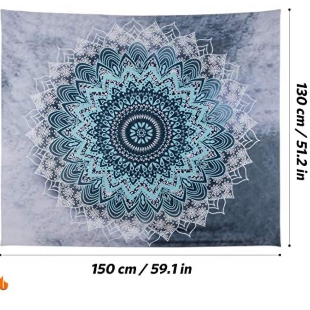 Mandala Wall Tapestry - Picture 2 of 2